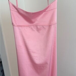 Pink Spaghetti Strap Dress